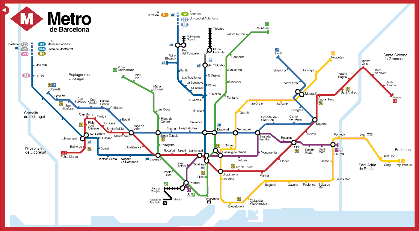 plano metro barcelona